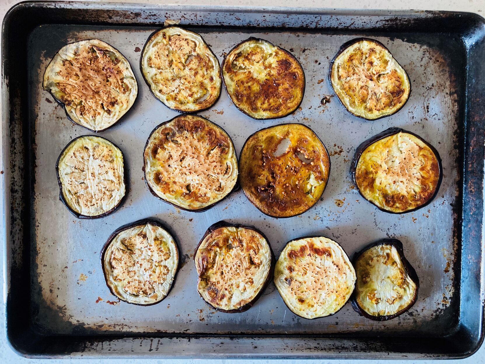 Eggplant roasted